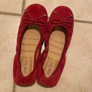 Red ballet flats